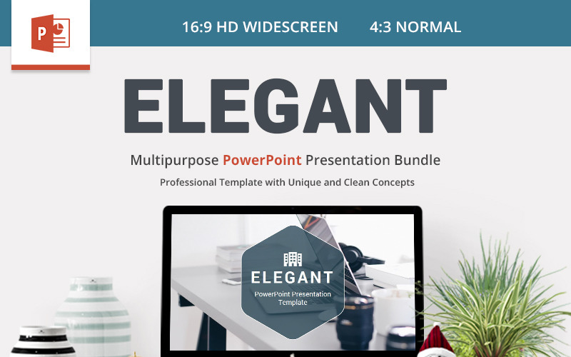 Elegant PowerPoint template PowerPoint Template