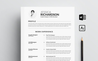 JESSICA RICHARDSON - Clean Resume Template