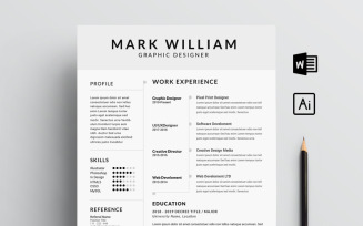 Mark William Cv/ Resume Template