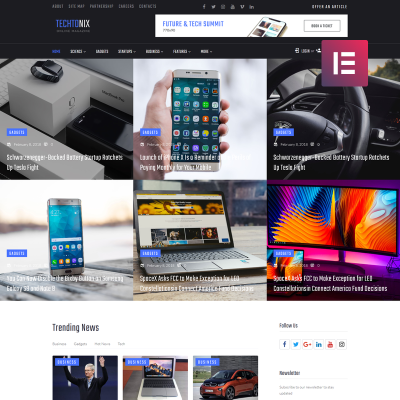 Tema de WordPress para Sitio de Electrónica #73855