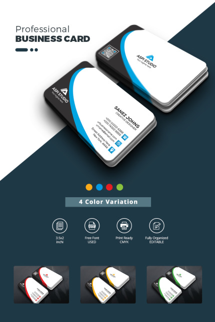 Template #73904 Black Blue Webdesign Template - Logo template Preview