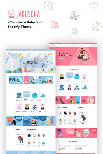 Kit Graphique #73918 Baby-mode Baby-shop Web Design - Logo template Preview