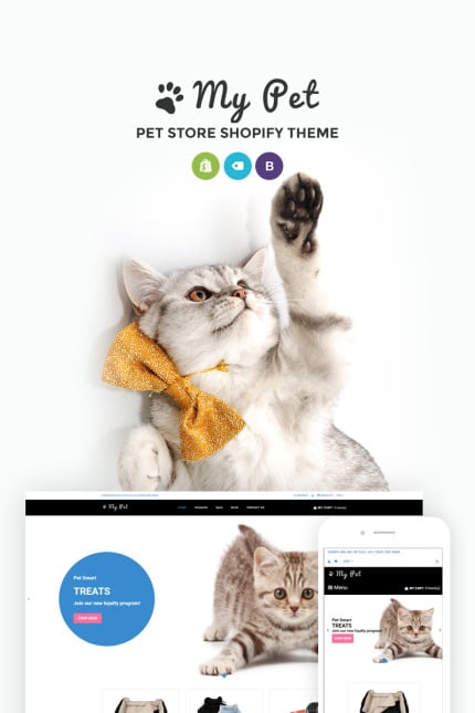Kit Graphique #73966 Animal-de-compagnie Boutique Web Design - Logo template Preview