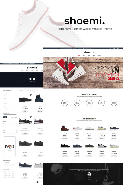 Template #73979 Ecommerce Shoe Webdesign Template - Logo template Preview
