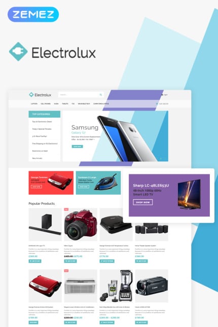 Template #73995 Store Commerce Webdesign Template - Logo template Preview