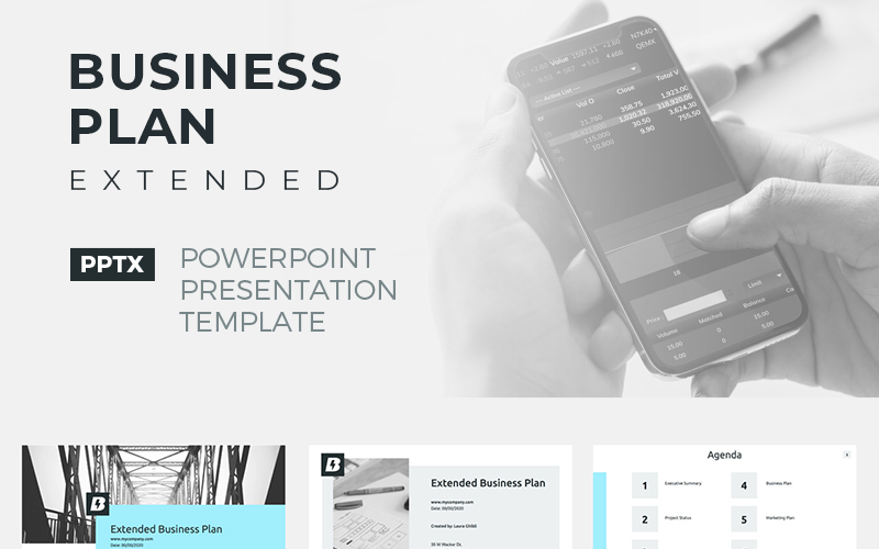 Business Plan Extended PowerPoint template PowerPoint Template