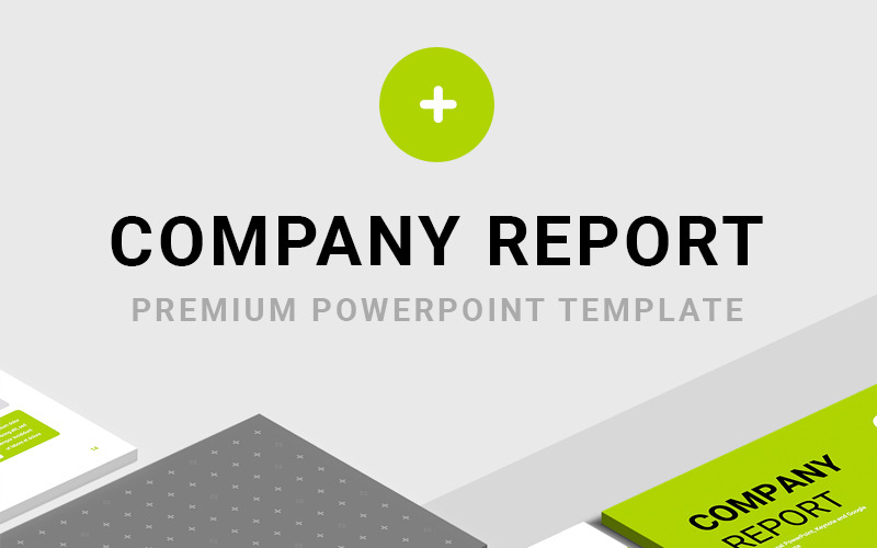 Company Report PowerPoint template PowerPoint Template