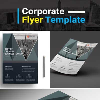 Corporate Business Promotional Flyer PSD Corporate Identity Template #73963