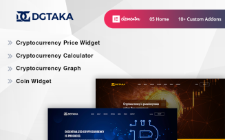 Dgtaka - CryptoCurrency WordPress Theme