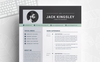 Jack Kingsley Web Designer Resume Template