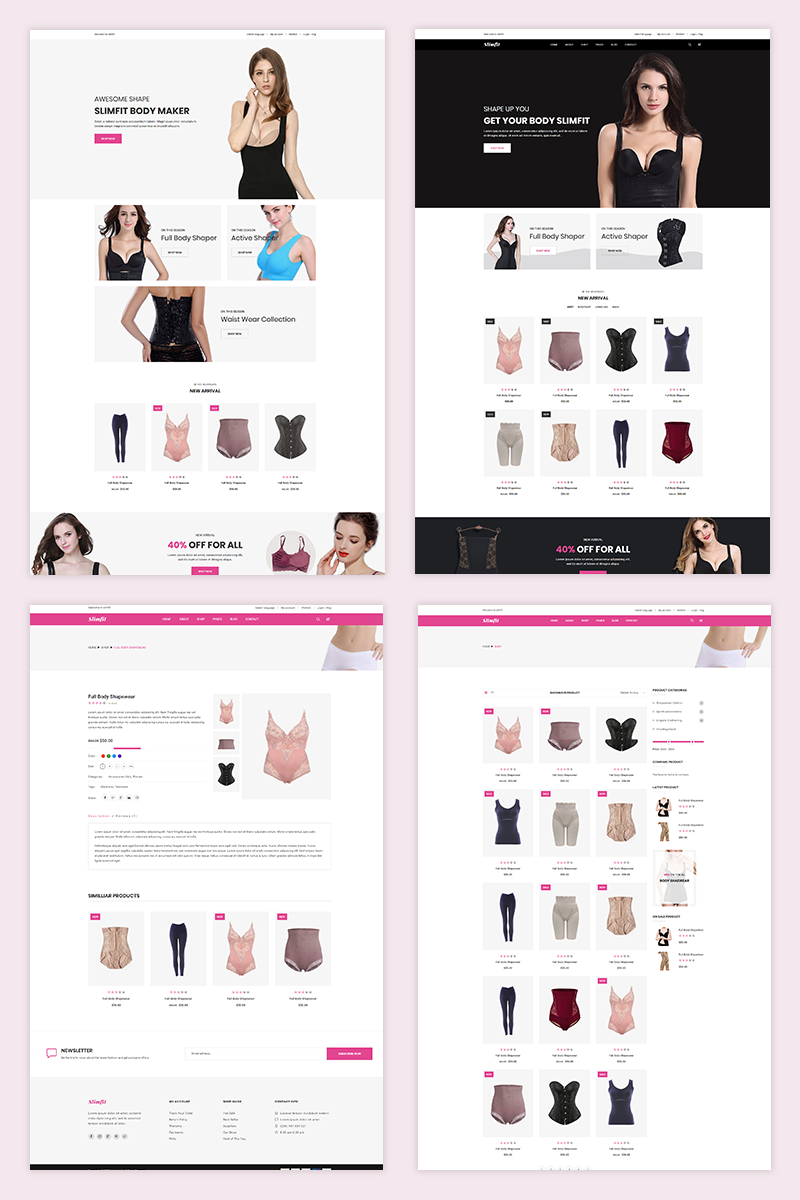 Slimfit - Shapewear eCommerce Shopify Theme