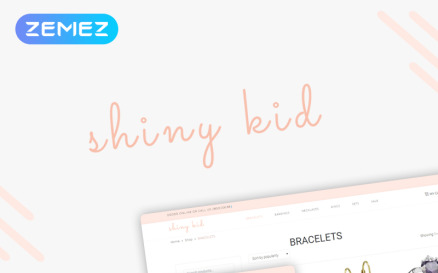Shiny Kid - Children Jewelry Elementor WooCommerce Theme