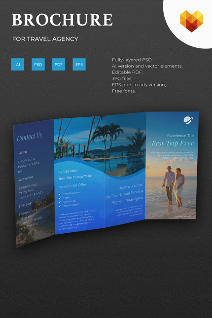 Template #74051 Pamphlet Brochure_template Moto Corporate Template - Logo template Preview