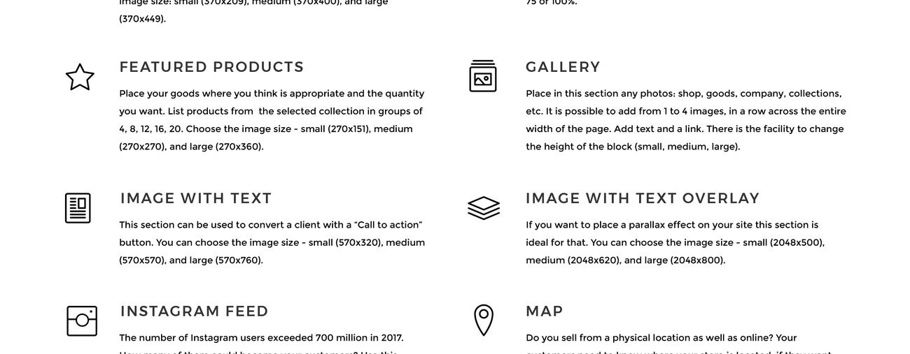 стильный внешний дизайн интернет-магазина shopify theme