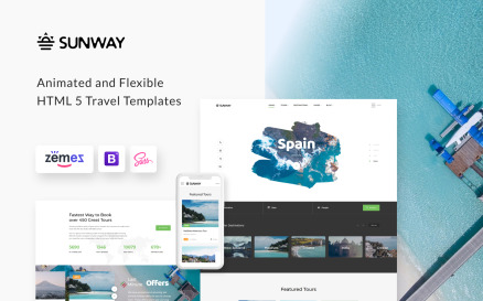 Sunway - Travel Agency Multipurpose HTML Website Template