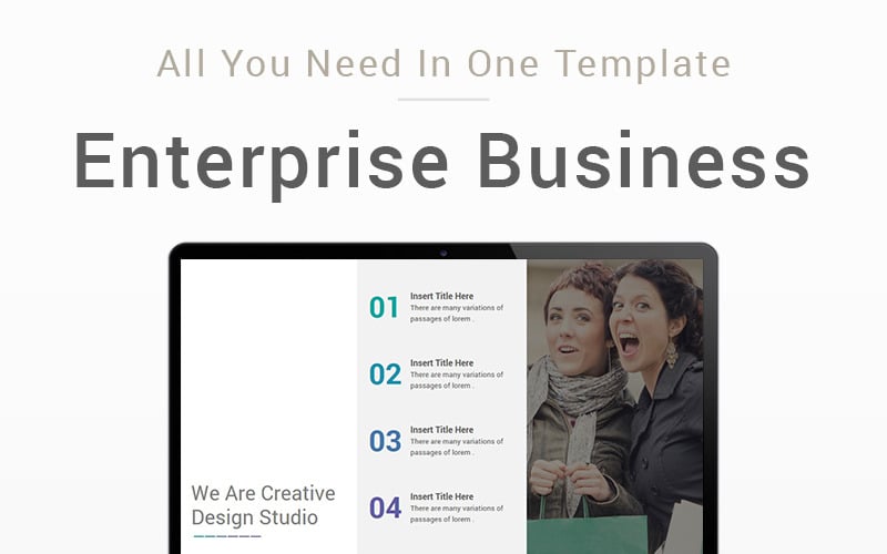 Enterprise Business Presentation PowerPoint template PowerPoint Template