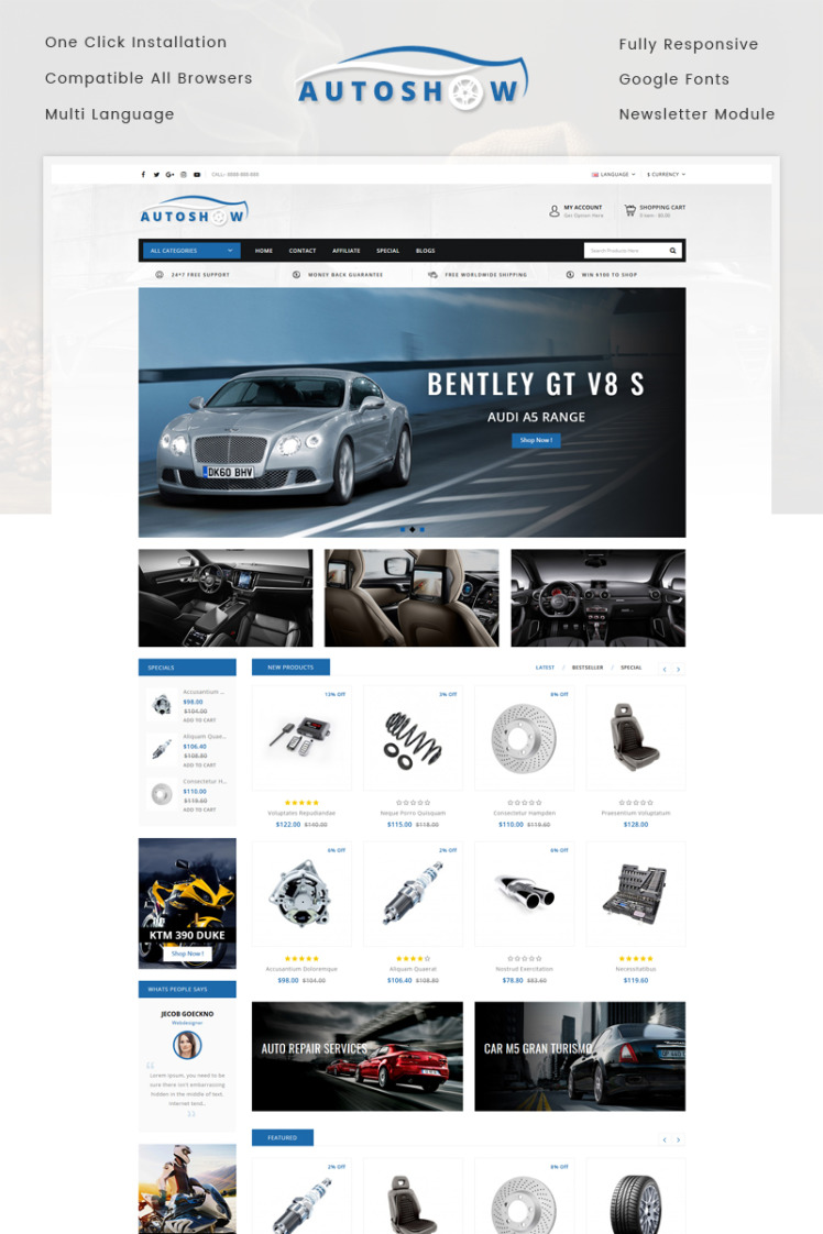 OpenCart Templates