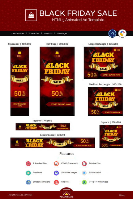 Template #74129 Friday Good-friday Webdesign Template - Logo template Preview