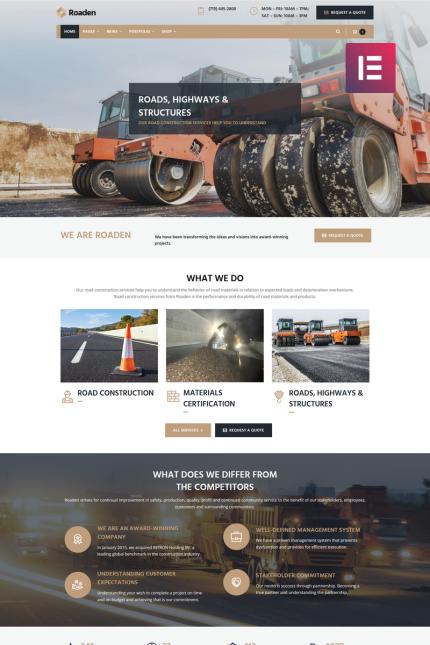 Template #74134 Construction Building Webdesign Template - Logo template Preview