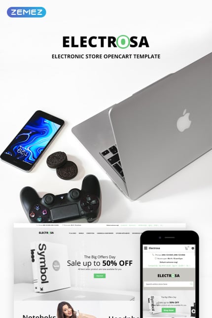 Template #74142 Electronic Gadgets Webdesign Template - Logo template Preview