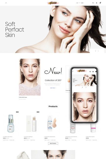 Template #74158 Beauty Accessories Webdesign Template - Logo template Preview