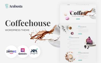 Arabusta - Coffeehouse WordPress Elementor Theme