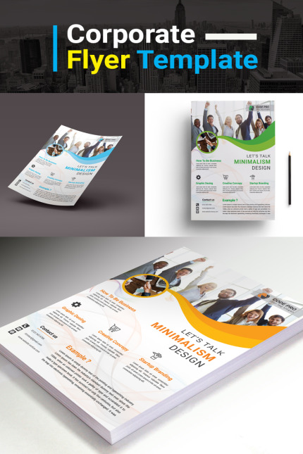 Template #74209 Flyer Creative Webdesign Template - Logo template Preview