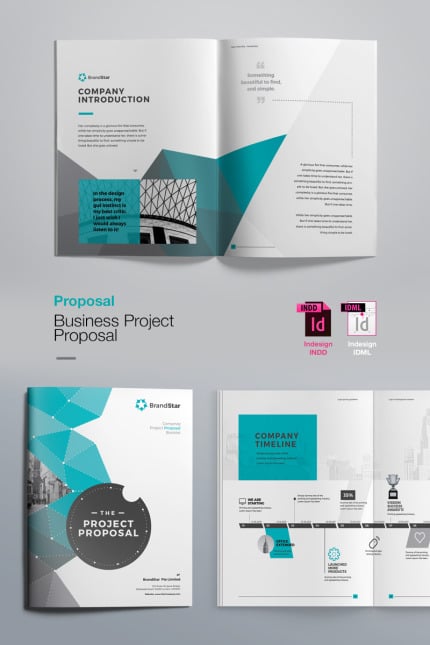 Template #74213 Project Proposal Webdesign Template - Logo template Preview