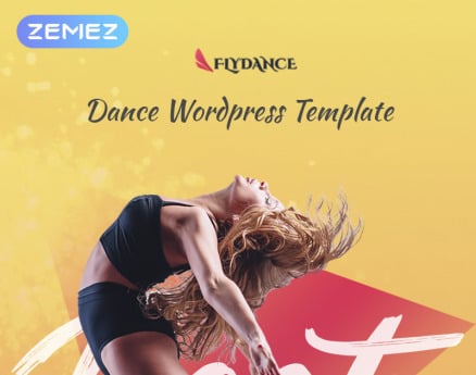 Flydance - Dance Classes Elementor WordPress Theme
