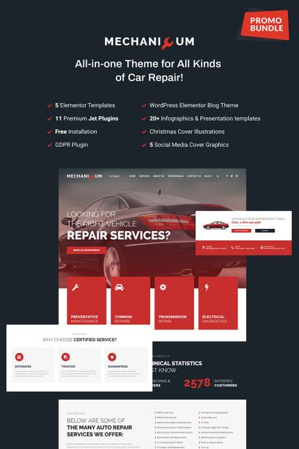 WordPress CarRepair Website