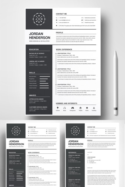 Template #74246 Template Cv Webdesign Template - Logo template Preview