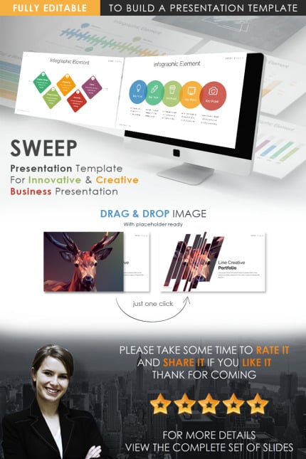 Template #74248 Analytics Annual Webdesign Template - Logo template Preview