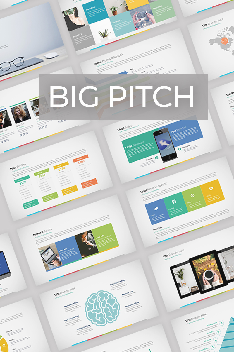 big pitch powerpoint template pitch powerpoint template