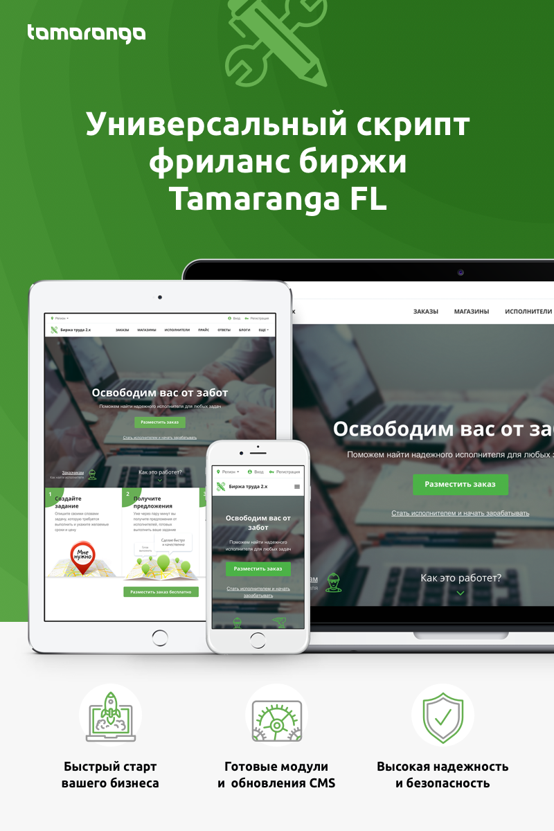 Responsive Tamaranga FL - Freelance Job Board Classified Template #74266 - Ekran resmi