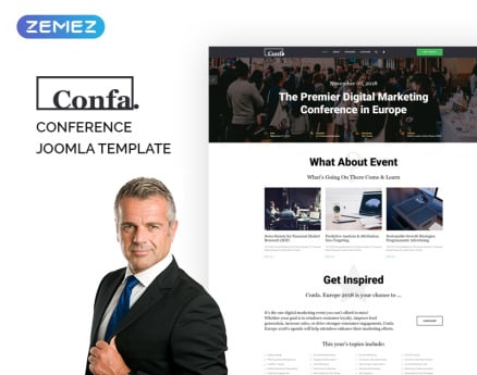 Confa - Event Joomla Template