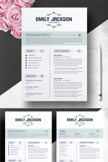 Template #74376 Template Cv Webdesign Template - Logo template Preview