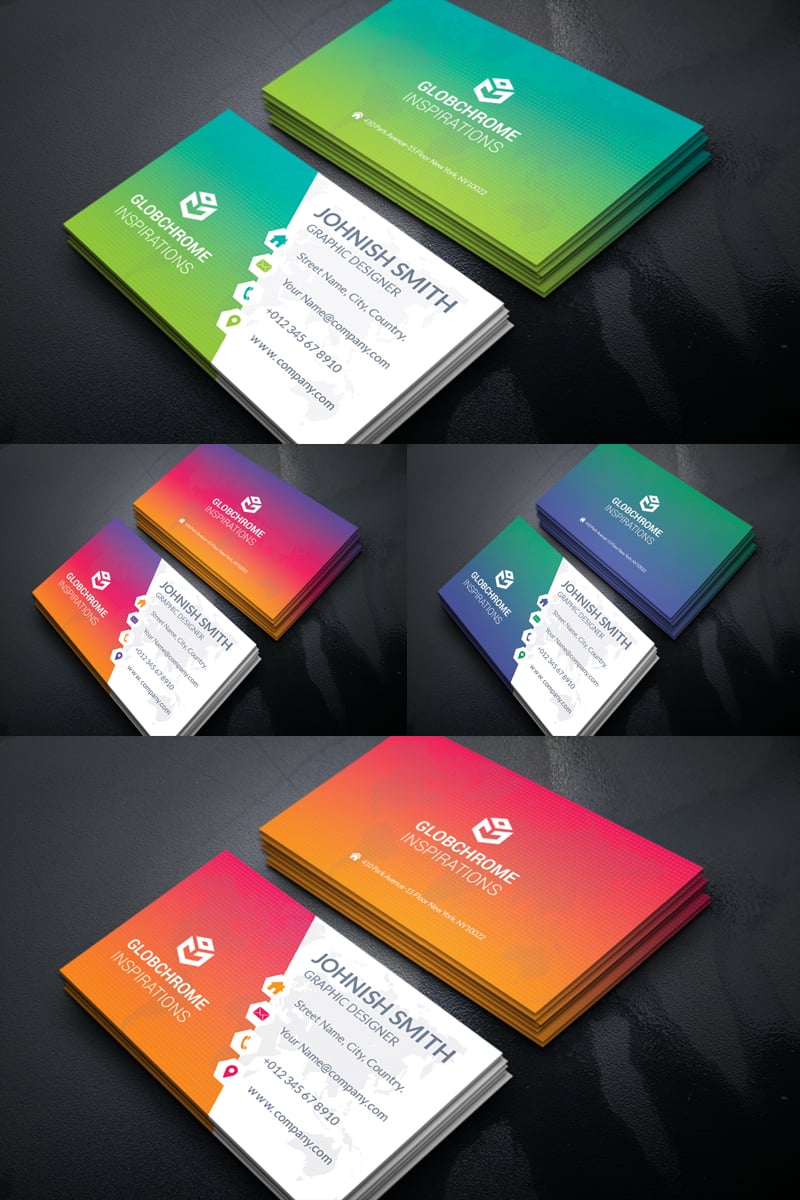 Johnish Business Card Corporate Identity Template #74311