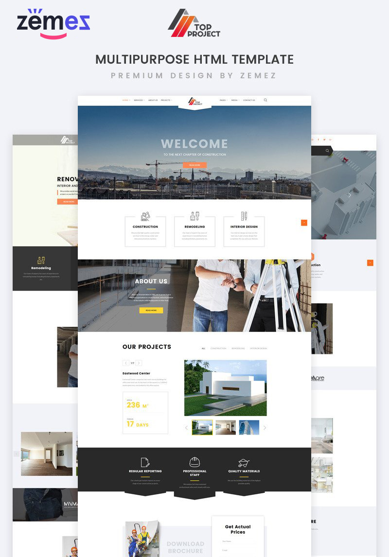 Construction Company Multipurpose HTML Template