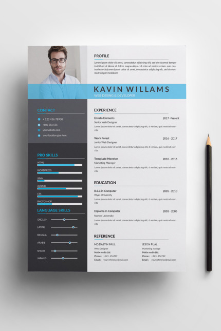 Template #74414 A4 Black Webdesign Template - Logo template Preview