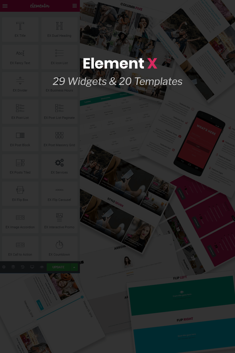 Element X - Addon for Elementor Page Builder WordPress bővítmény 74429