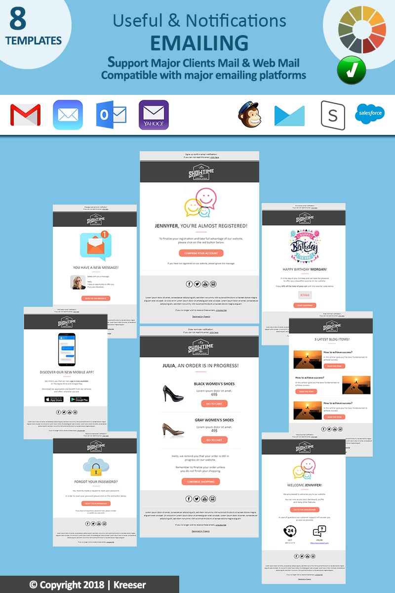 Newsletter Vorlage namens "Useful Notifications Email" #74482