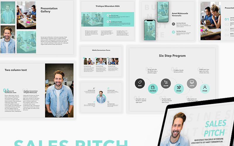 Sales Pitch PowerPoint template PowerPoint Template