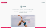 Rode - Yoga, Sport Bootstrap Tema WooCommerce Screenshot piccolo Tema WooCommerce Responsive #74421 "Rode - Yoga, Sport"