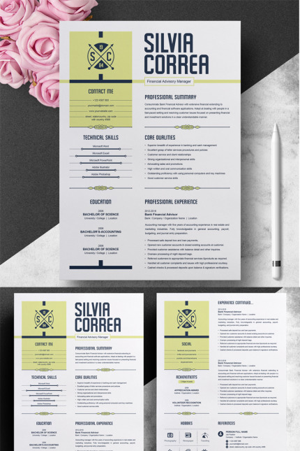 Template #74552 Template Cv Webdesign Template - Logo template Preview