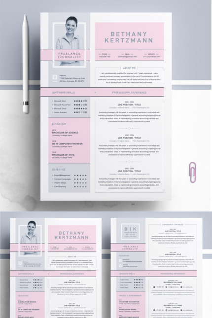 Template #74563 Template Cv Webdesign Template - Logo template Preview