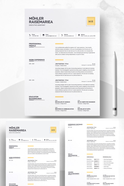 Template #74564 Template Cv Webdesign Template - Logo template Preview