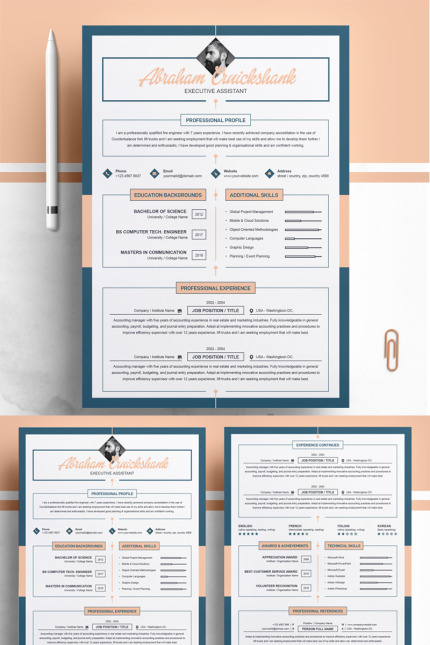 Template #74565 Template Cv Webdesign Template - Logo template Preview