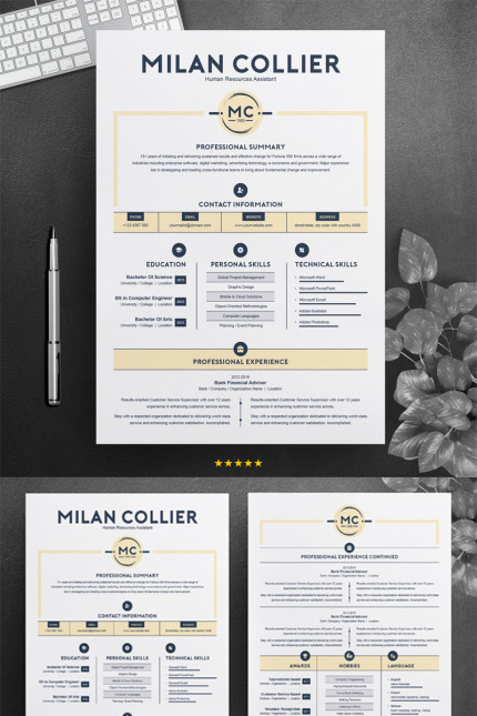 Template #74566 Template Cv Webdesign Template - Logo template Preview