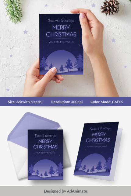Template #74570 Greeting Xmas Webdesign Template - Logo template Preview