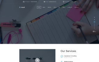 Consult - Corporate Ready-to-Use Website Template